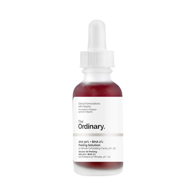 The Ordinary AHA 30% + BHA 2% exfolierande serum för förbättrad hudstruktur och lyster