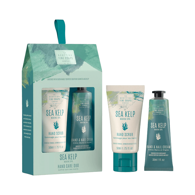 Sea Kelp Hand Care Duo med handskrubb och nagelkräm från The Scottish Fine Soaps
