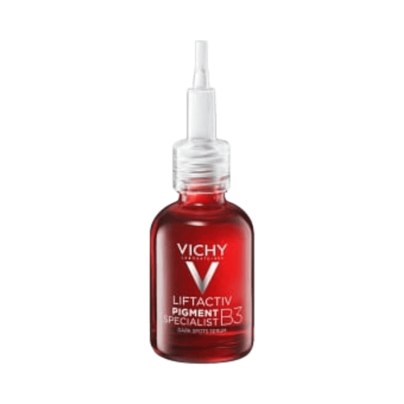 Vichy Liftactiv Pigment Specialist B3 serum i röd flaska med precisionstipp, 30 ml