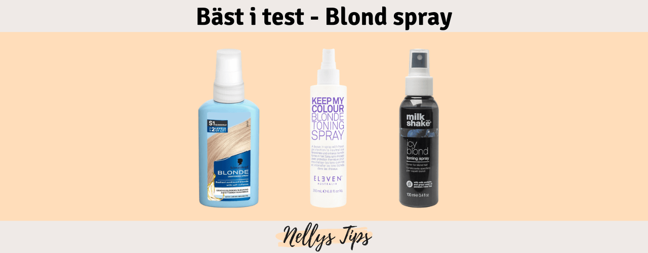 Blond spray Bäst i test