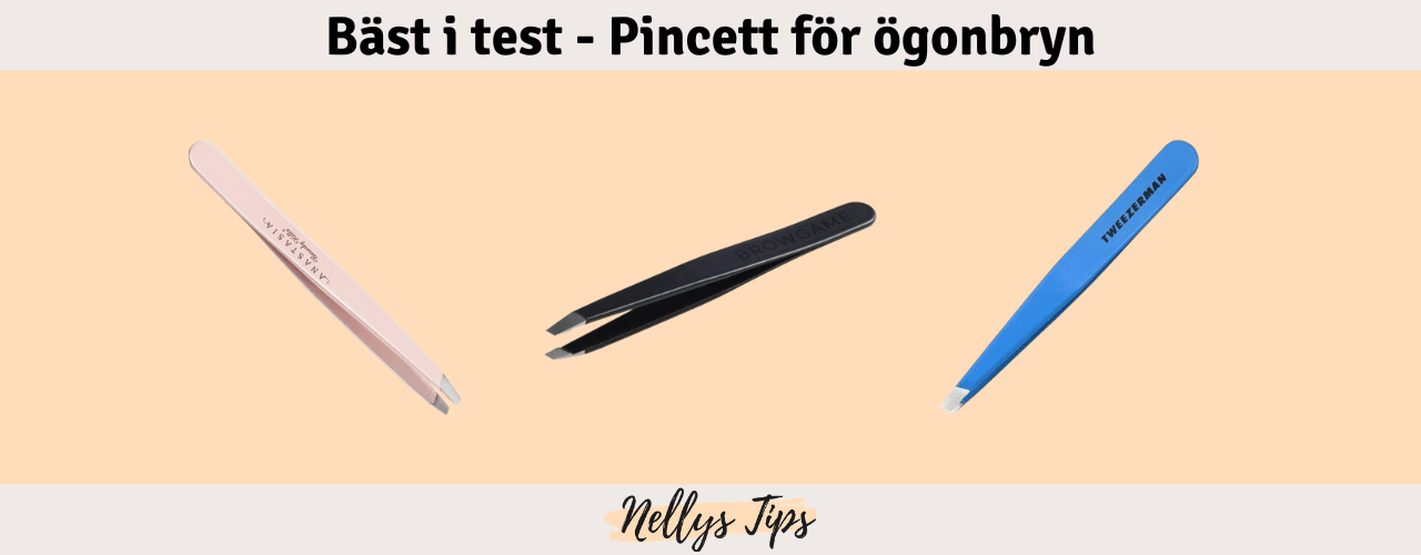 Pincett för ögonbryn Bäst i test