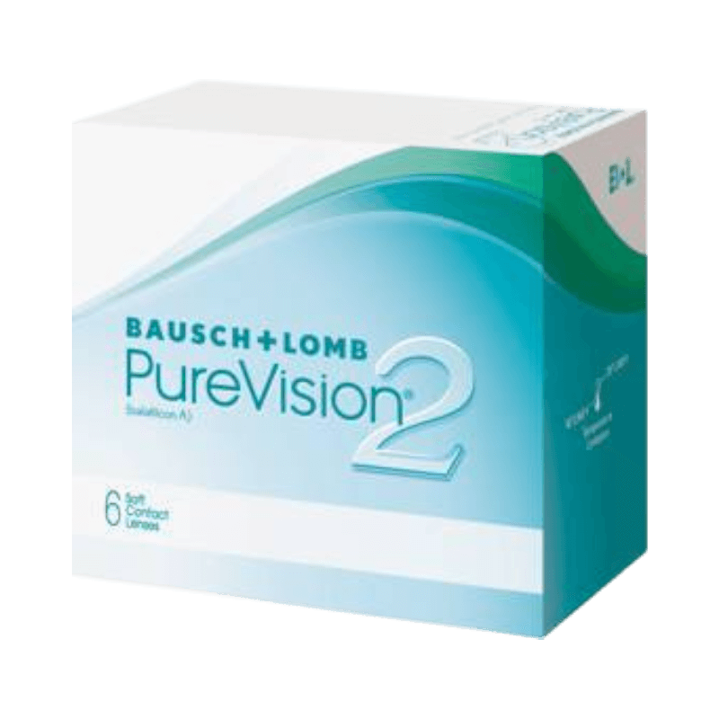 Bausch & Lomb PureVision 2 HD kontaktlinser för hög synskärpa, 6-pack.