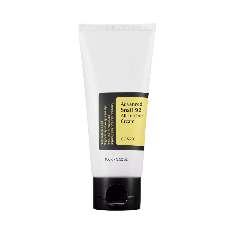 COSRX Advanced Snail 92 All in One Cream med snigelsekret för återfuktning och hudförnyelse