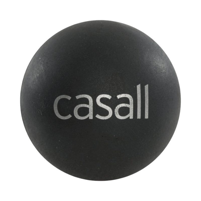 Svart tryckpunktboll från Casall för djupvävnadsmassage och muskelåterhämtning.