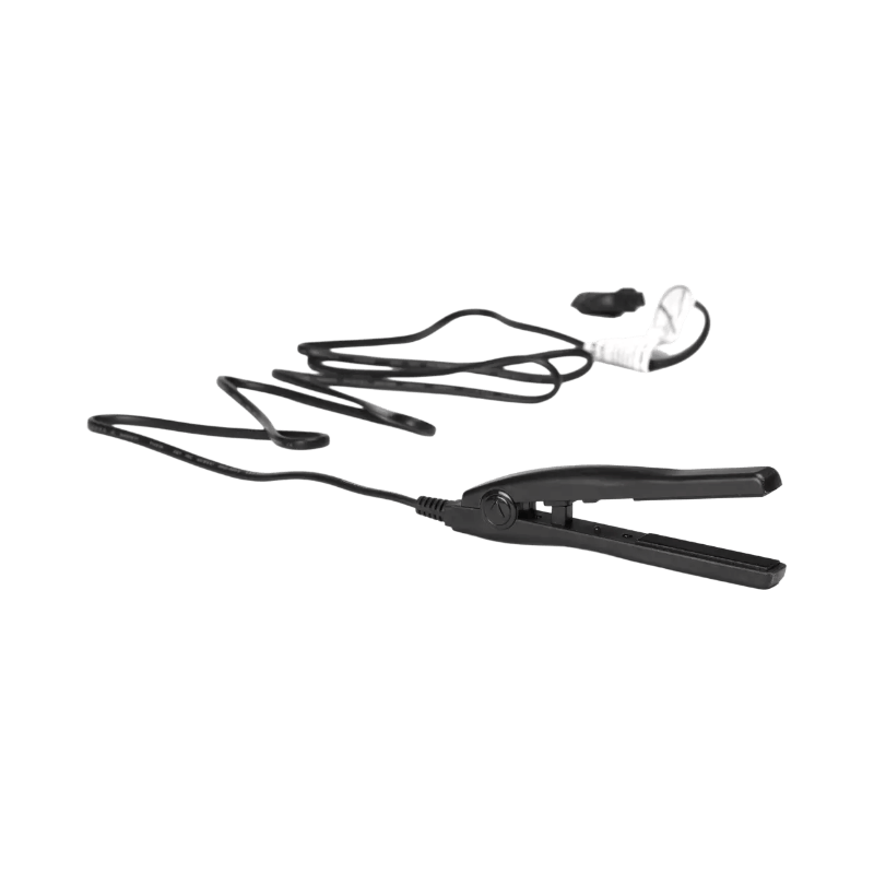 Cera Mini Flat Iron – liten svart plattång med lång sladd, perfekt för resor och kortare frisyrer.