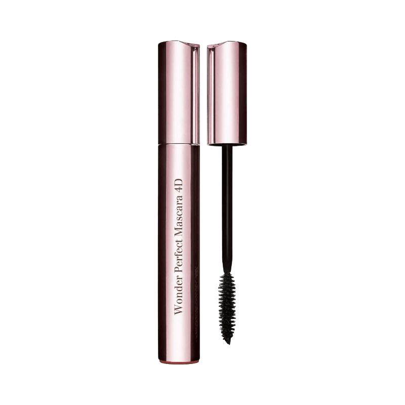 Clarins 4D mascara för volym, längd, böj och definition i intensivt svart nyans.
