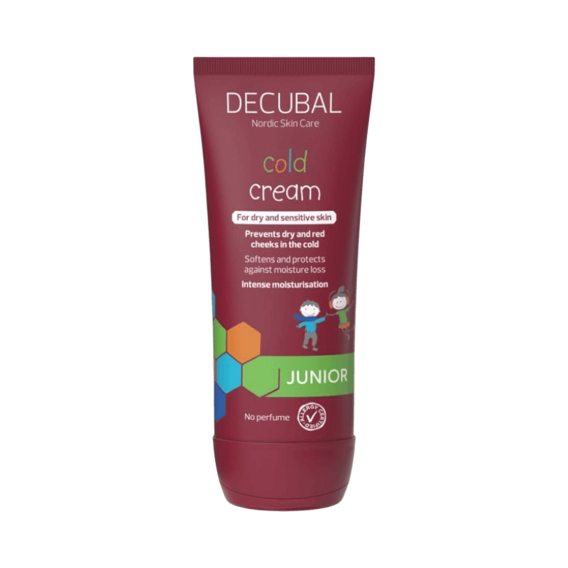 Decubal Junior Cold Cream 100 ml mot röda kinder och torr hud hos barn.