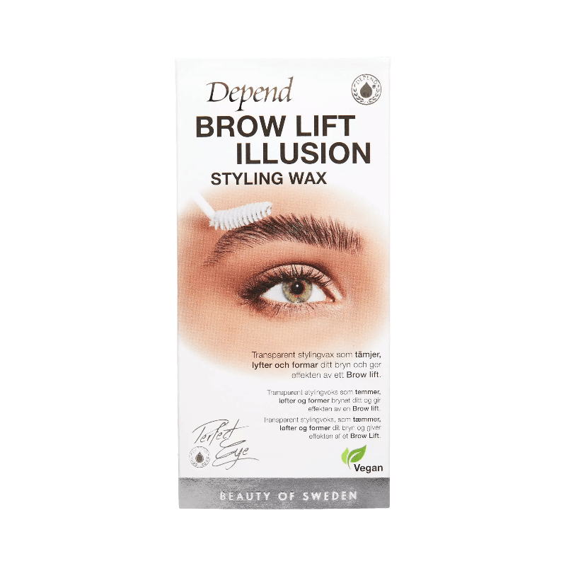 Depend Brow Lift Illusion Styling Wax för lyft och formade ögonbryn med brow lift-effekt