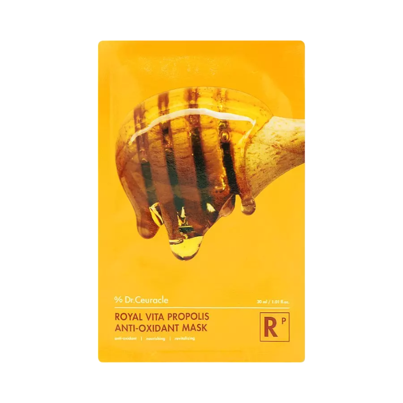 Dr. Ceuracle Royal Vita Propolis Mask med antioxidanter för glow och näring