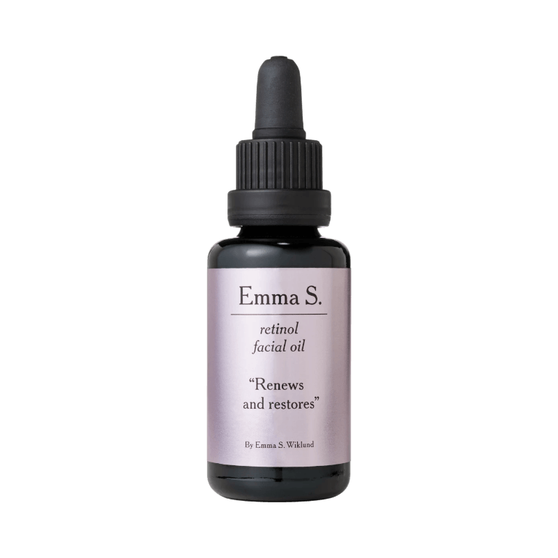 Emma S. retinol ansiktsolja för hudförnyelse och återhämtning