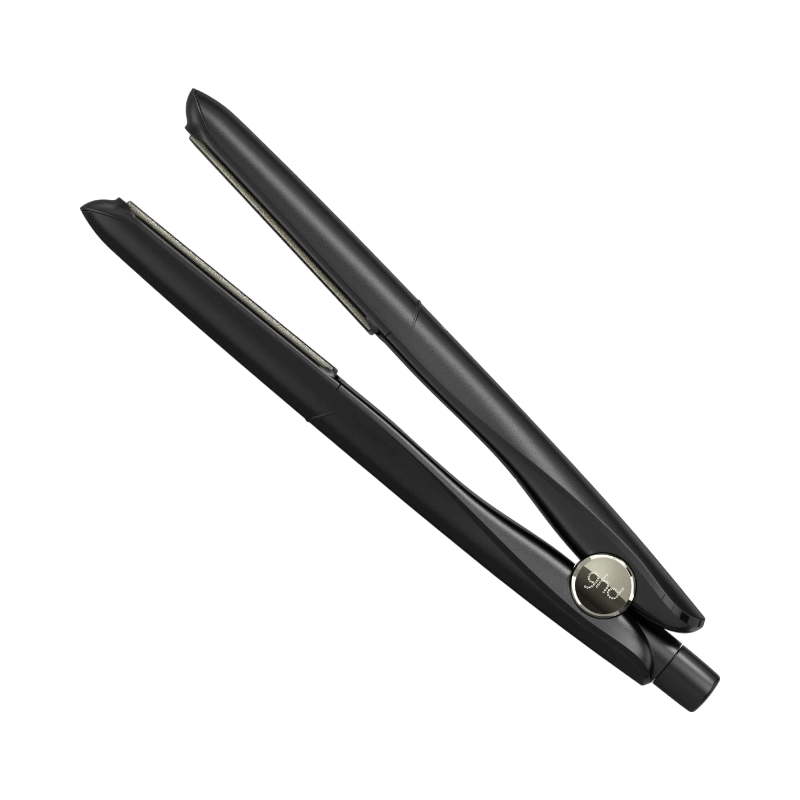 GHD Gold Styler plattång med rundade kanter och dual-zone teknologi för jämn värme.