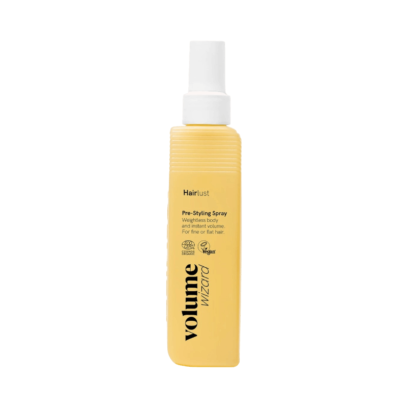 Hairlust Volume Wizard Pre-Styling Spray – vegansk volymspray för fint och platt hår.