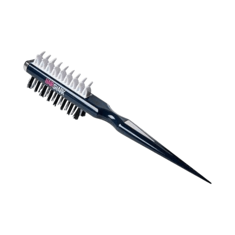 JML Hairshark Pro Backcomber – dubbelsidig borste för volym och utredning med piggar och borst.