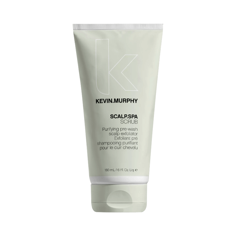 Kevin Murphy Scalp Spa Scrub i tubformat för rengöring före schamponering av hår och hårbotten.