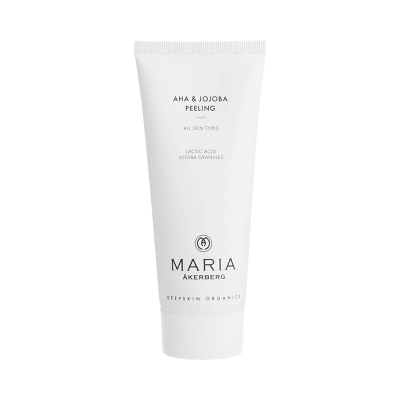 Maria Åkerberg AHA & Jojoba Peeling 100 ml, ekologisk peeling med mjölksyra och jojobakorn.