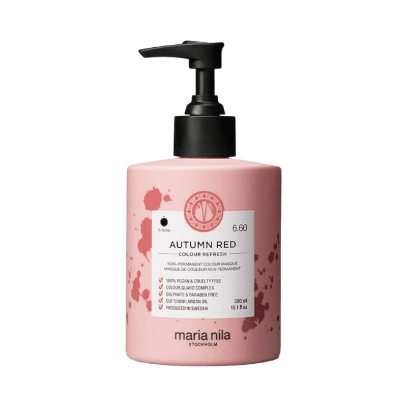 Maria Nila Autumn Red färgbomb för intensivt röd hårton utan permanent färg