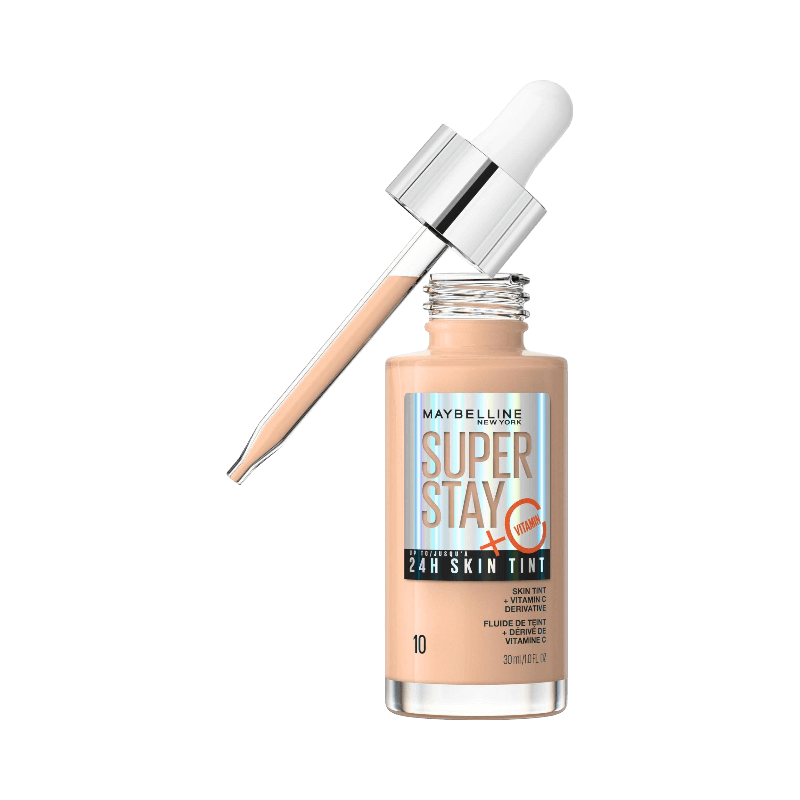 Maybelline Superstay 24H Skin Tint med C-vitamin och pipettapplikator i nyans 5