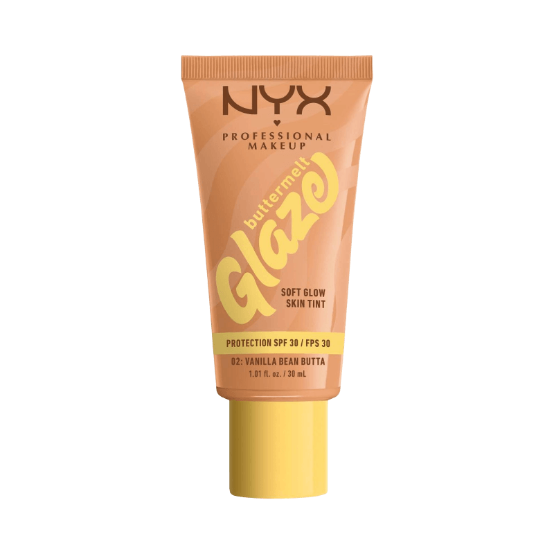 NYX Buttermelt Glaze Soft Glow Skin Tint med SPF 30 i nyansen Vanilla Bean Butta