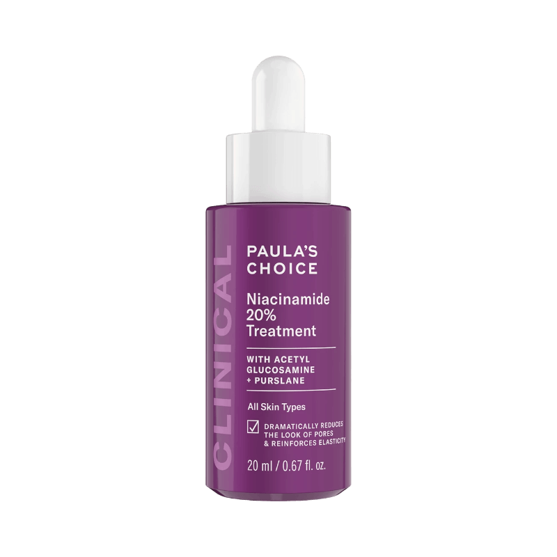 Högkoncentrerat niacinamidserum från Paula’s Choice för förstorade porer och ojämn hudton.
