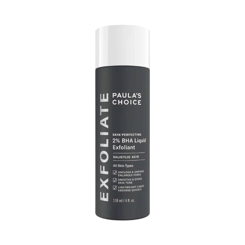 Paula’s Choice 2% BHA Liquid Exfoliant 118 ml med salicylsyra för porförminskning och klar hud.