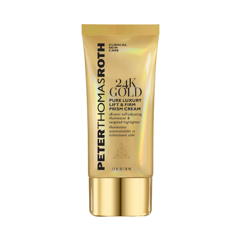 Lyxig 24K guldkräm från Peter Thomas Roth som lyfter, återfuktar och ger lyster till huden.