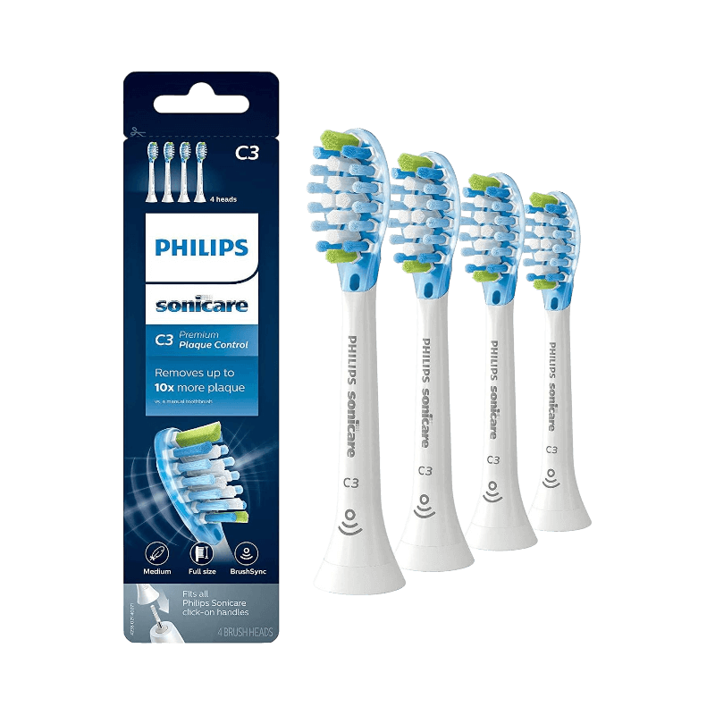 Philips Sonicare C3 Premium Plaque Control tandborsthuvuden 4-pack mot plack