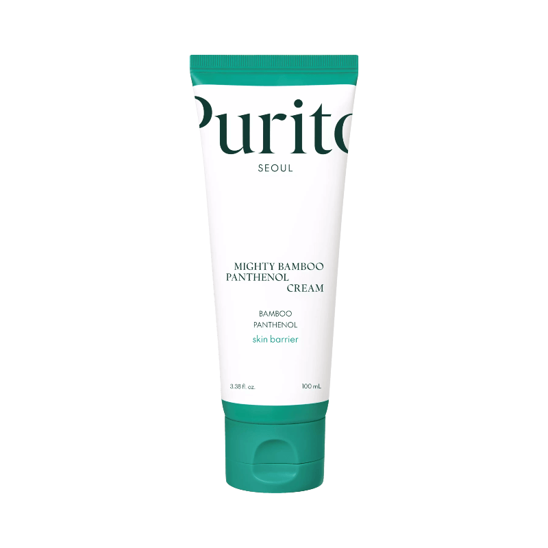 Purito B5 Panthenol Re-barrier Cream stärker hudbarriären med bambu och panthenol