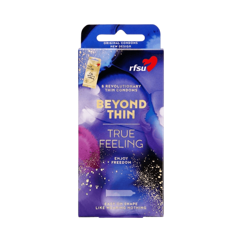 RFSU Beyond Thin kondomer – extra tunna kondomer för naturlig känsla, 10-pack.