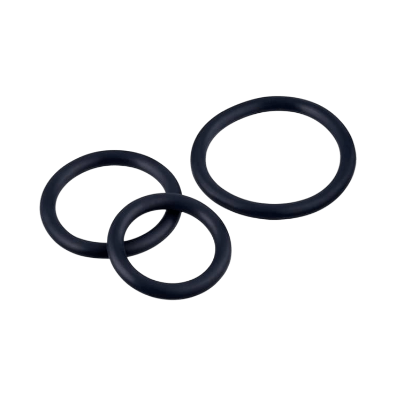 RFSU Pleasure Rings – 3-pack med flexibla penisringar i olika storlekar.