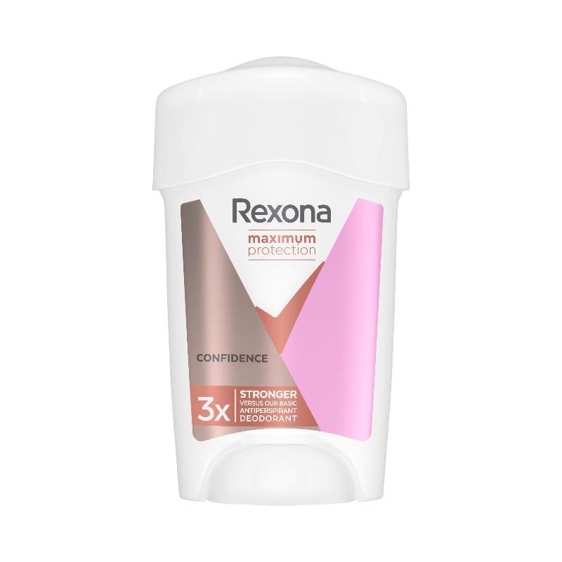 Rexona Maximum Protection Confidence Deo Stick 45 ml med 3x starkare skydd mot svett.