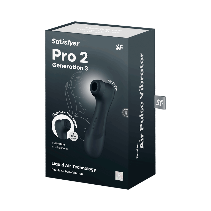 Satisfyer Pro 2 Generation 3 med Air Pulse och Liquid Air Technology för kraftfull klitorisstimulans