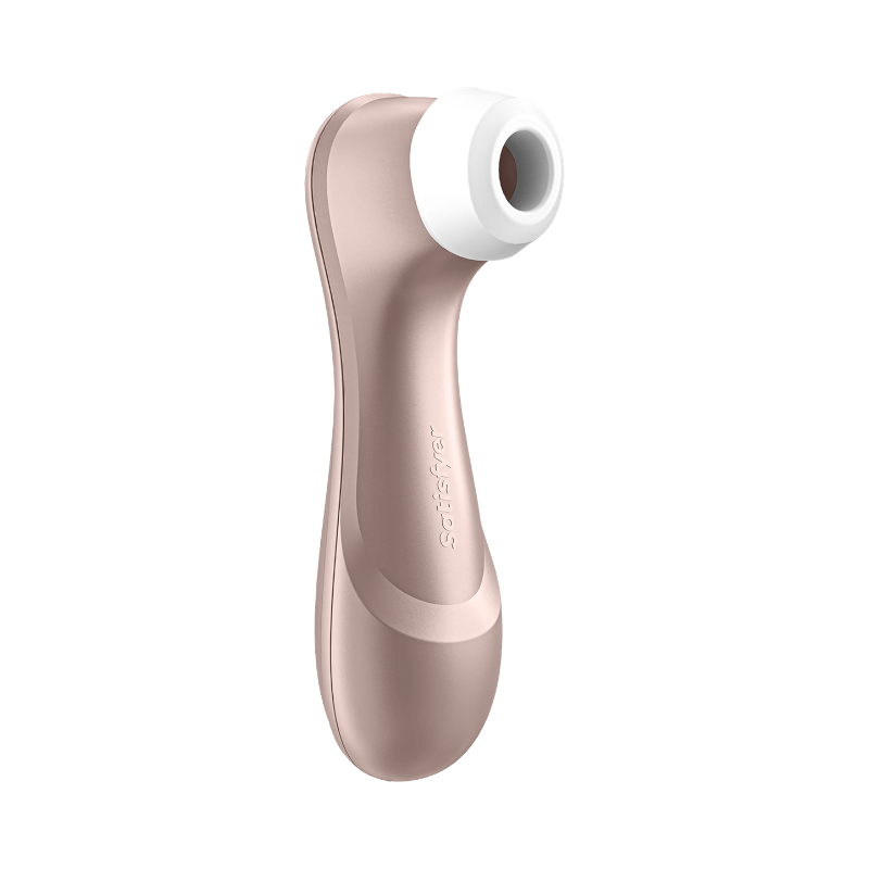 Satisfyer Pro 2 Next Generation i roséguld med lufttrycksteknik och vit silikontopp