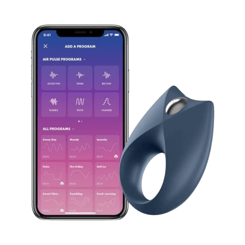 Satisfyer Royal One – appstyrd penisring med Bluetooth och olika pulsprogram.