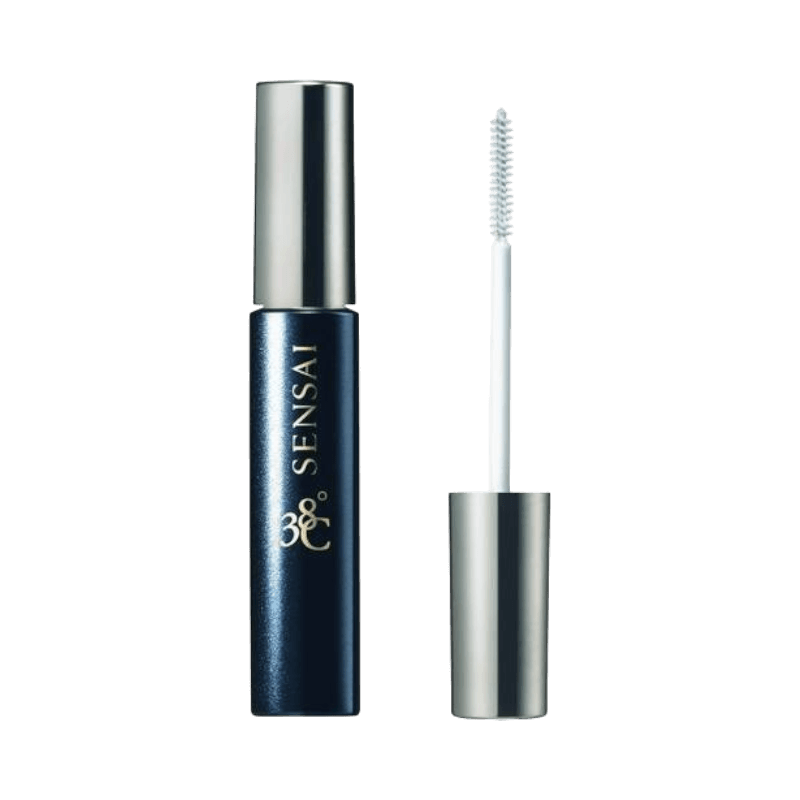 Sensai 38°C Lash Primer i mörkblå tub med silverkork och vit precisionsborste