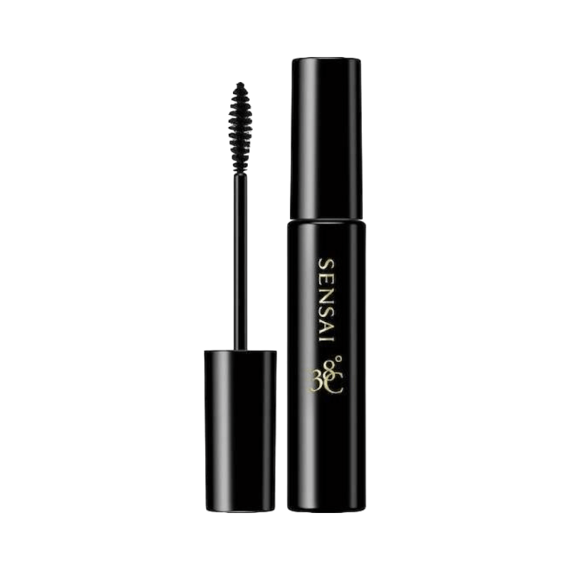 Sensai Mascara 38°C i svart hylsa med gulddetalj och klassisk smal borste