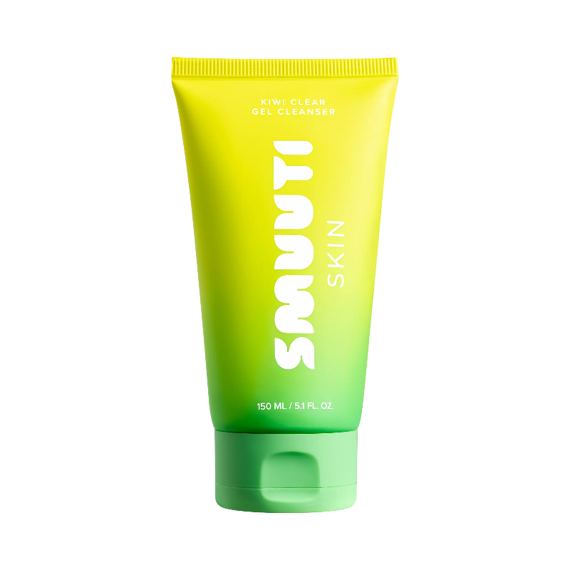 Smuuti Kiwi Clear Cleanser 150 ml, färgglad gelrengöring med fräsch doft och klarhetsboost.