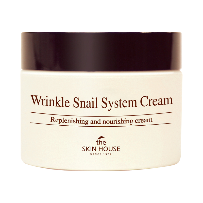The Skin House Wrinkle Snail Cream för näring, återfuktning och rynkreducering.