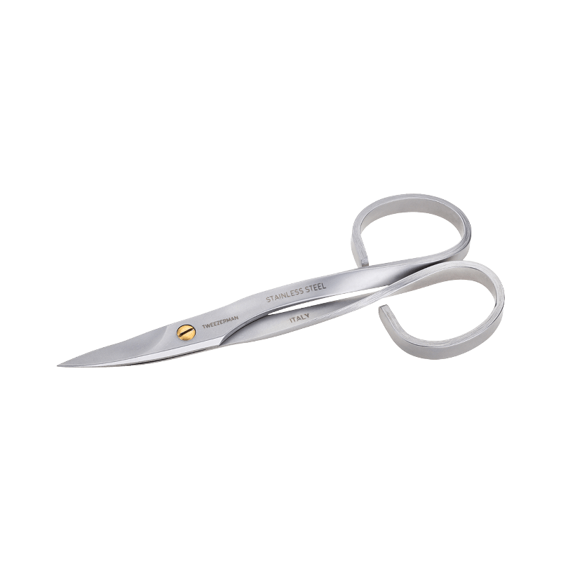 Tweezerman nagelsax i rostfritt stål – robust design med böjt handtag för kontroll