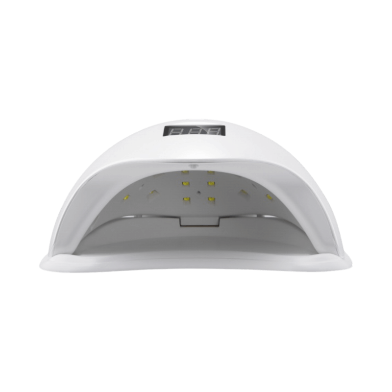 UVLED-DRY12 med flera dioder och inbyggd timer för salongseffektiv torkning av gellack.