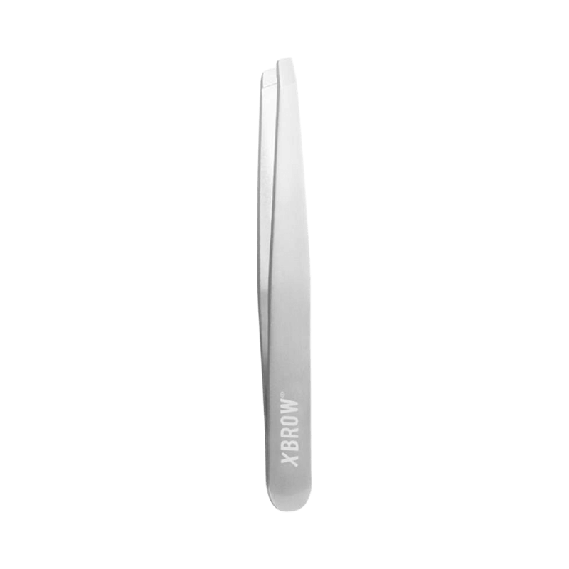 Xlash Xbrow silverpincett med sned spets för perfekta ögonbryn
