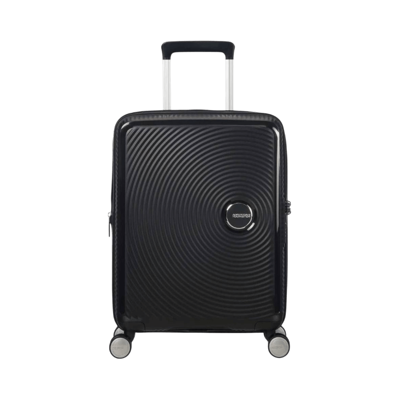 Lätt kabinväska från American Tourister med expanderbar funktion och modern design.