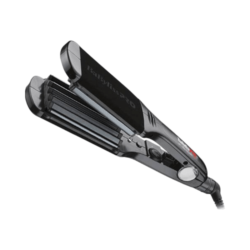 BaByliss Pro Crimper med breda keramiska plattor för snabb krusning och volym