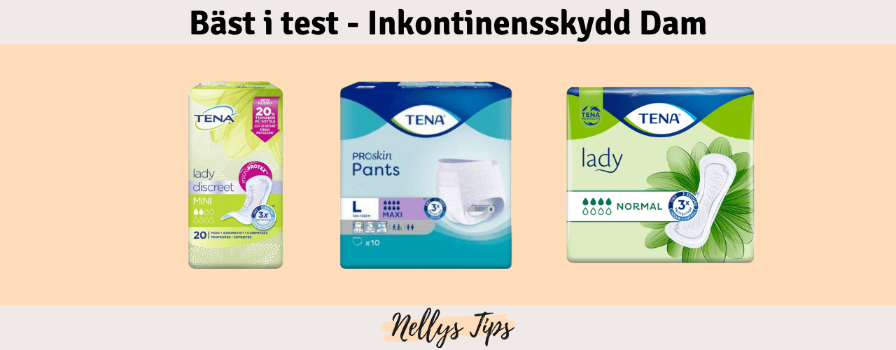 Inkontinensskydd Dam Bäst i test