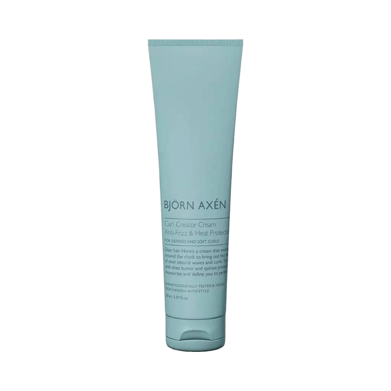 Björn Axén Curl Creator Cream 150 ml med värmeskydd och anti-friss för mjuka och definierade lockar.