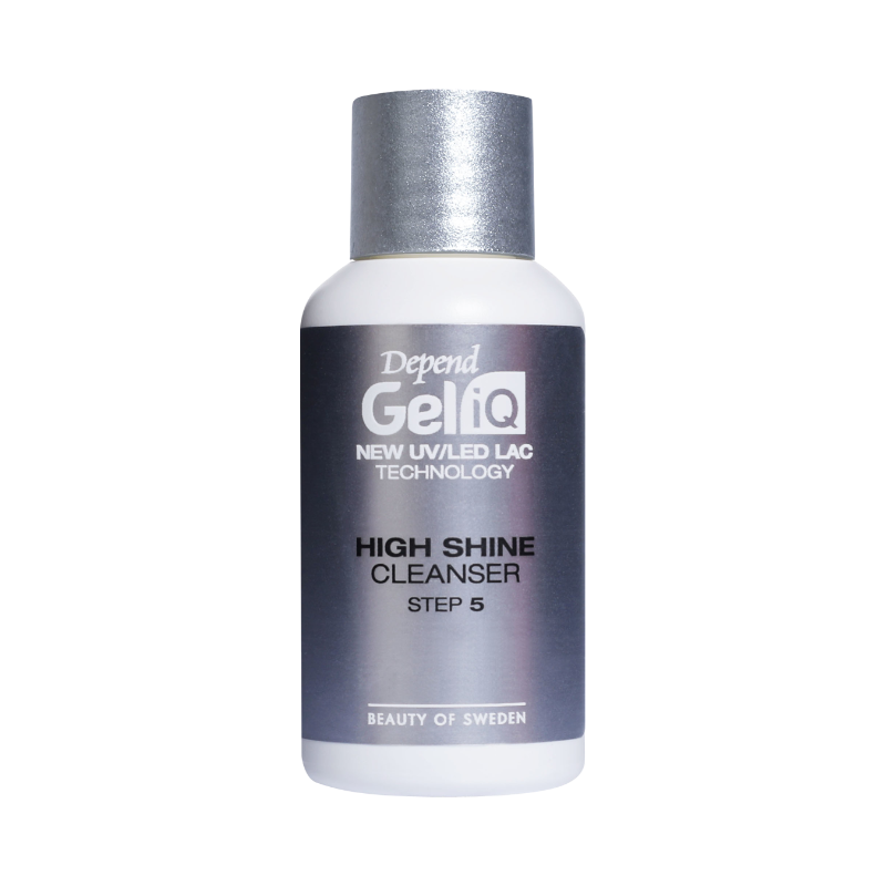 Depend Gel iQ High Shine Cleanser för UV/LED-lack, steg 5 i gellackprocessen.