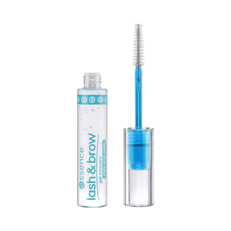 Essence Lash & Brow Gel Mascara transparent gel för fransar och bryn.
