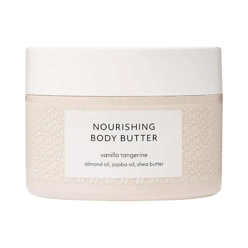 Estelle & Thild Vanilla Tangerine Body Butter i beige burk med närande oljor