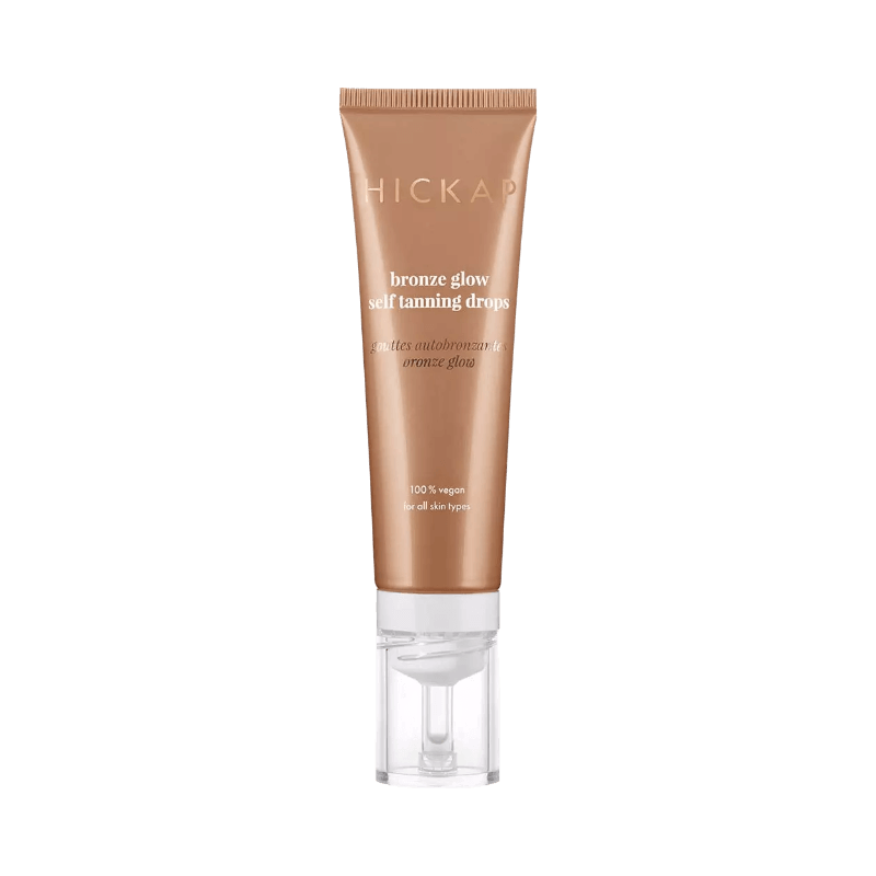HICKAP Bronze Glow Drops – veganska brun utan sol-droppar för naturligt glow till alla hudtyper