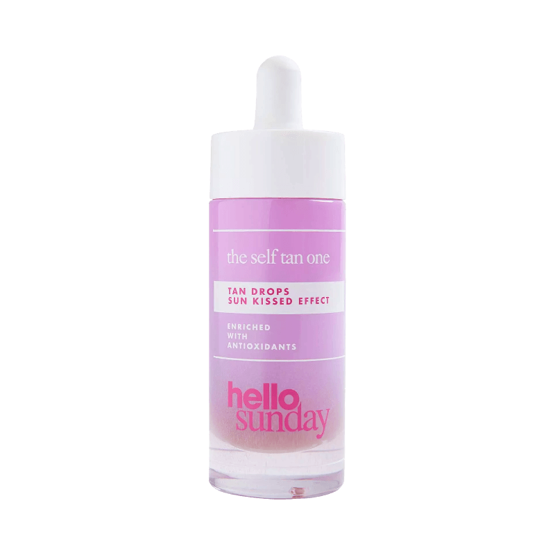 Hello Sunday Self Tan Drops – solkysst effekt med antioxidanter för en fräsch lyster året runt