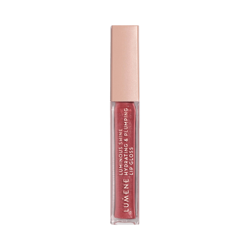 Lumene Luminous Shine Hydrating & Plumping Lip Gloss i rosa nyans för glans och volym